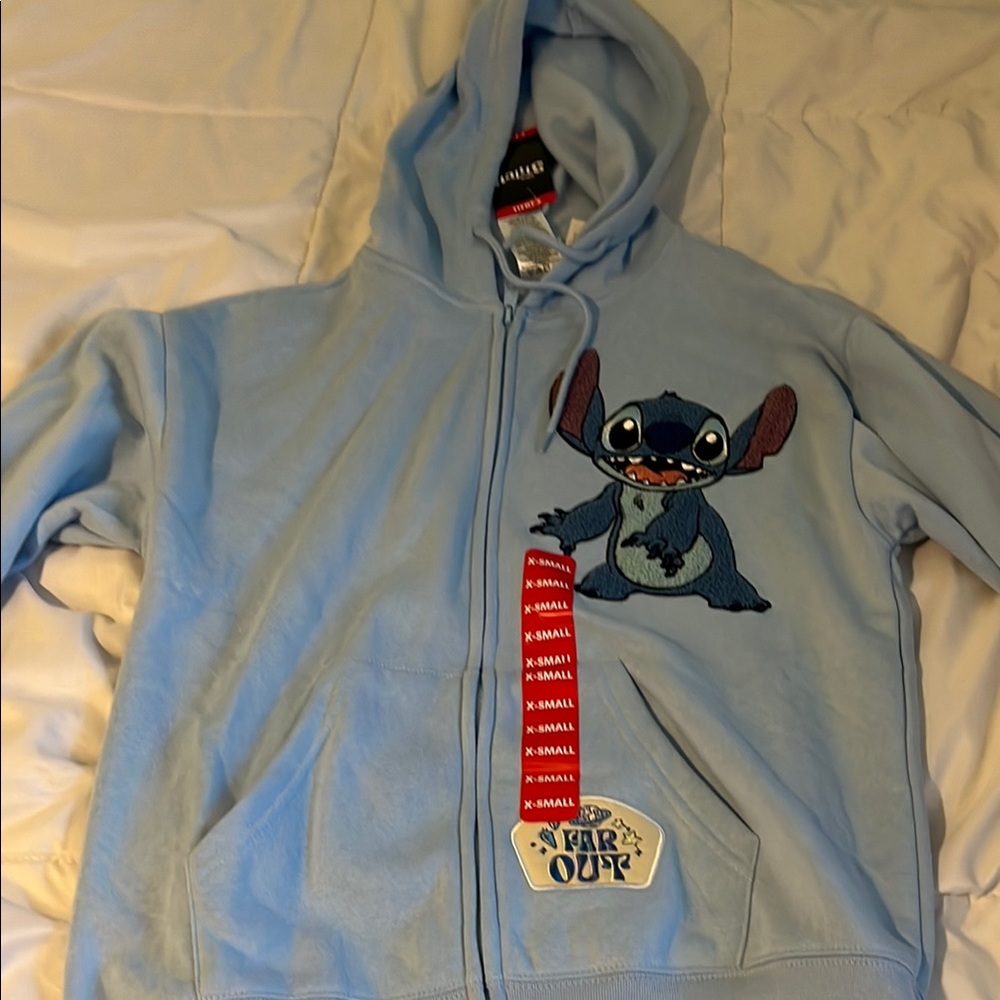 Adult Blue Stitch Hoodie